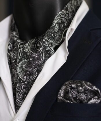 Black Ascot Paisley
