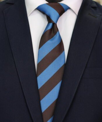 Stripe Jaquard Neck Tie