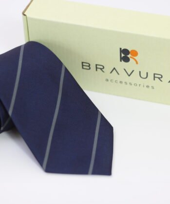 Stripe Jaquard Neck Tie