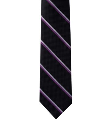 Stripe Jaquard Neck Tie