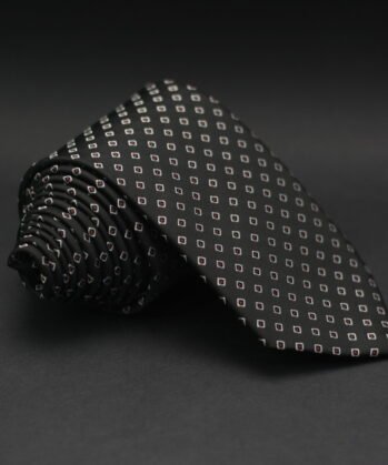 Geometric Jaquard Neck Tie