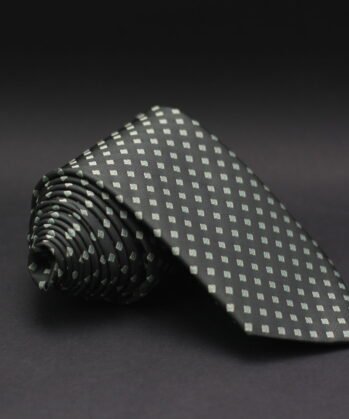 Geometric Jaquard Neck Tie