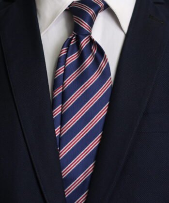Striped Jaquard Neck Tie