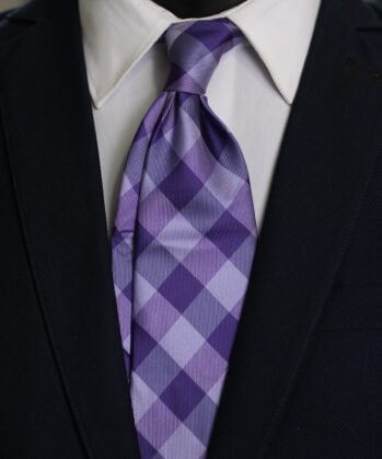 Geometric Jaquard Neck Tie
