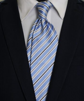Striped Jaquard Neck Tie