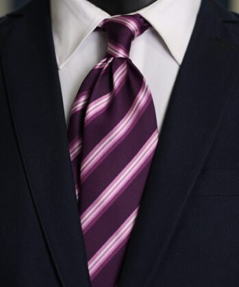 Striped Jaquard Neck Tie