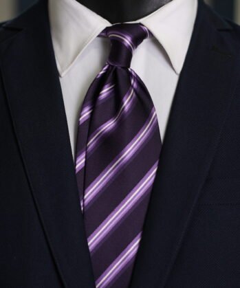Striped Jaquard Neck Tie