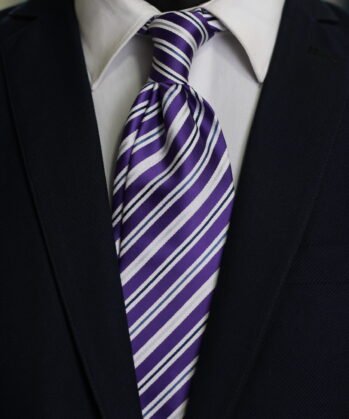 Striped Jaquard Neck Tie