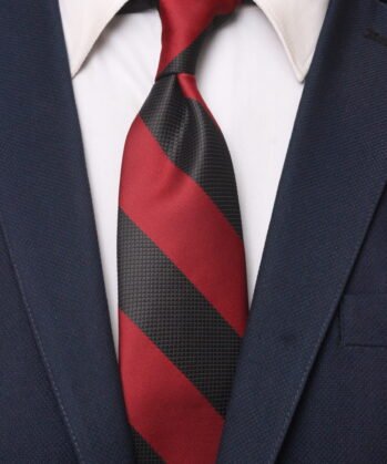 Stripe Jaquard Neck Tie