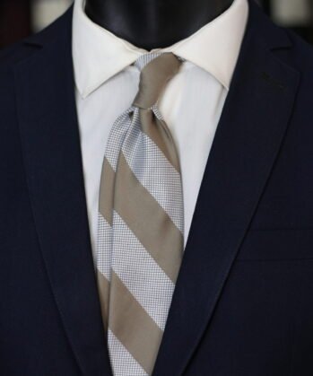Stripe Jaquard Neck Tie
