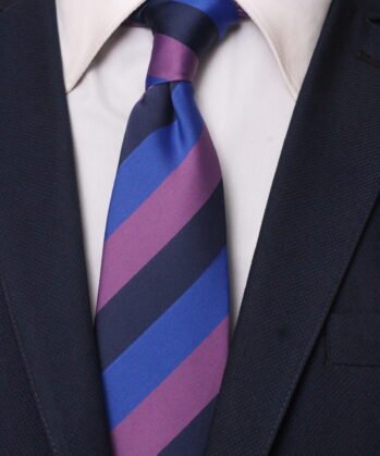 Stripe Jaquard Neck Tie