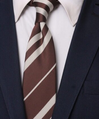 Stripe Jaquard Neck Tie