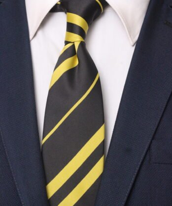 Stripe Jaquard Neck Tie