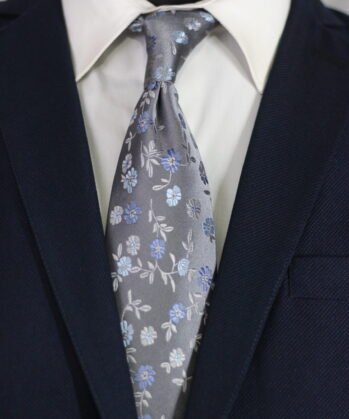 Silk Floralf Neck Tie