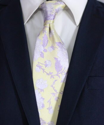 Silk Floralf Neck Tie