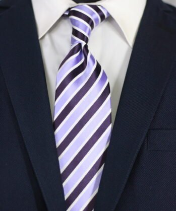 Striped Jaquard Neck Tie