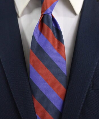 Stripe Jaquard Neck Tie