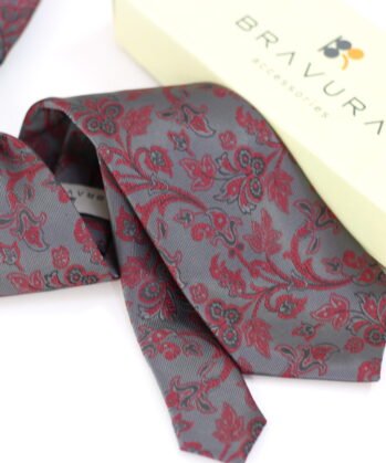 Floralf Jaquard Neck Tie