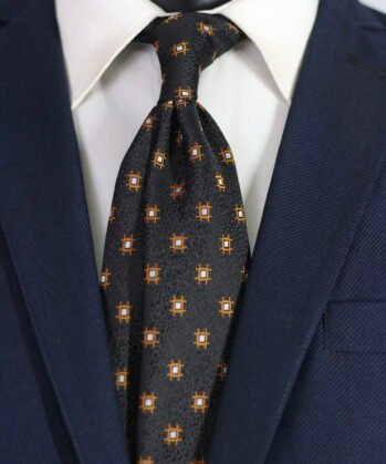 Structured Jaquard Neck Tie