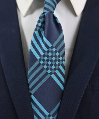 Stripe Jaquard Neck Tie