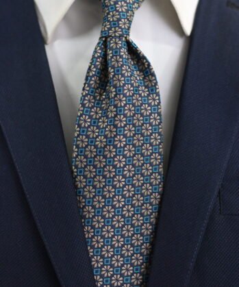Geometric Jaquard Neck Tie
