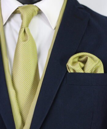 Scarf And jacquard Dotted tie with hanky