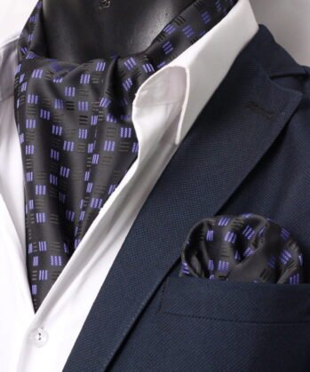 Black Ascot Scattered with Hanky