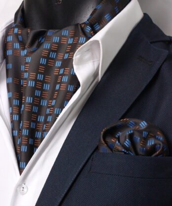 Brown Ascot Scattered with Hanky