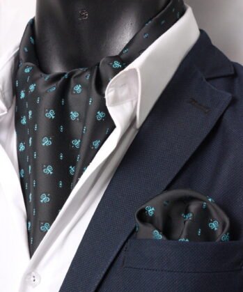Grey Ascot Graphic with Hanky