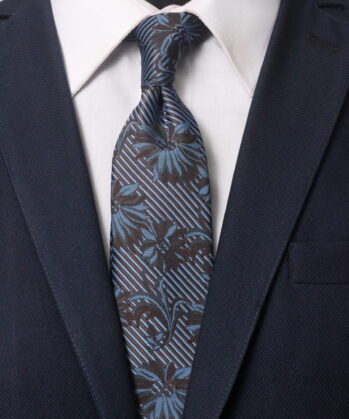 Floralf Jaquard Neck Tie