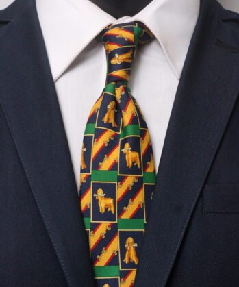 Dog Jaquard Neck Tie