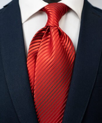 Stripe Jaquard Neck Tie
