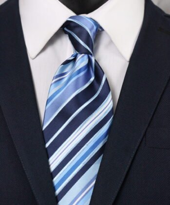Stripe Jaquard Neck Tie