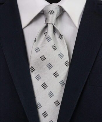 Geometric Jaquard Neck Tie