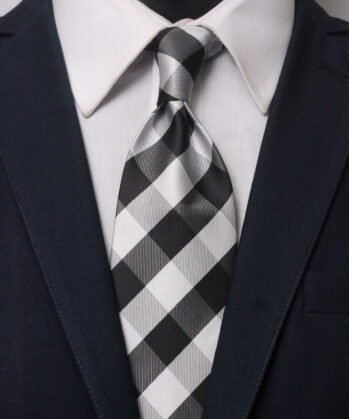 Geometric Jaquard Neck Tie