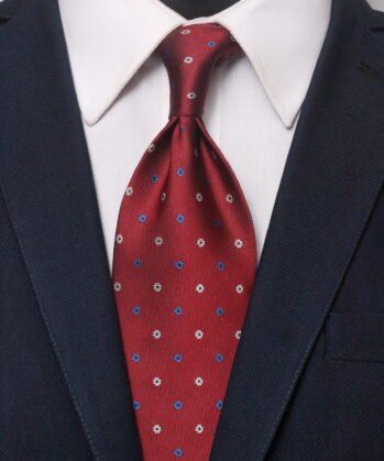Floralf Jaquard Neck Tie