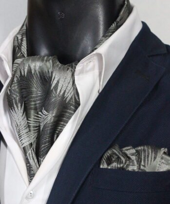 Grey Ascot Floralf with Hanky