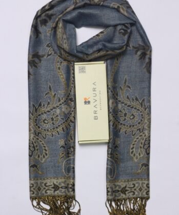 Soft elegant luxury paisley scarf jacquard