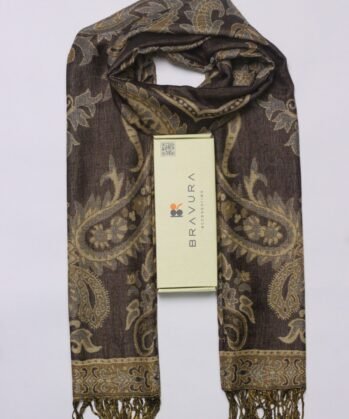 Soft elegant luxury paisley scarf jacquard