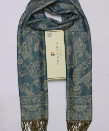 Soft elegant luxury paisley scarf jacquard