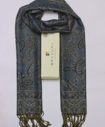 Soft elegant luxury paisley scarf jacquard