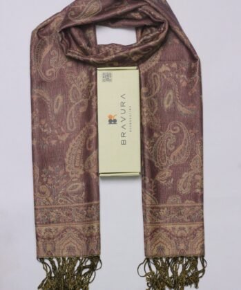 Soft elegant luxury paisley scarf jacquard