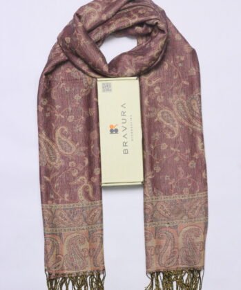 Soft elegant luxury paisley scarf jacquard