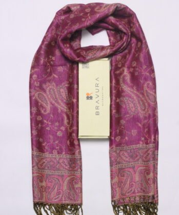 Soft elegant luxury paisley scarf jacquard