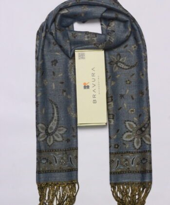 Soft elegant luxury paisley scarf jacquard