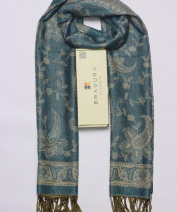Soft elegant luxury paisley scarf jacquard