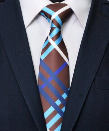 Stripe Jaquard Neck Tie