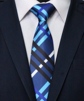 Stripe Jaquard Neck Tie