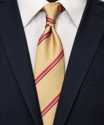 Stripe Jaquard Neck Tie