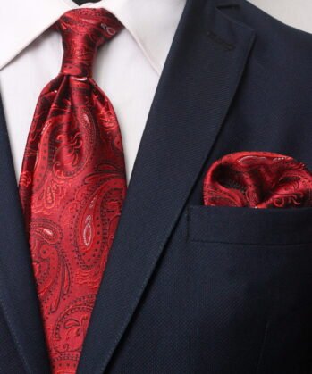 Jaquard Neck Tie With Hanky